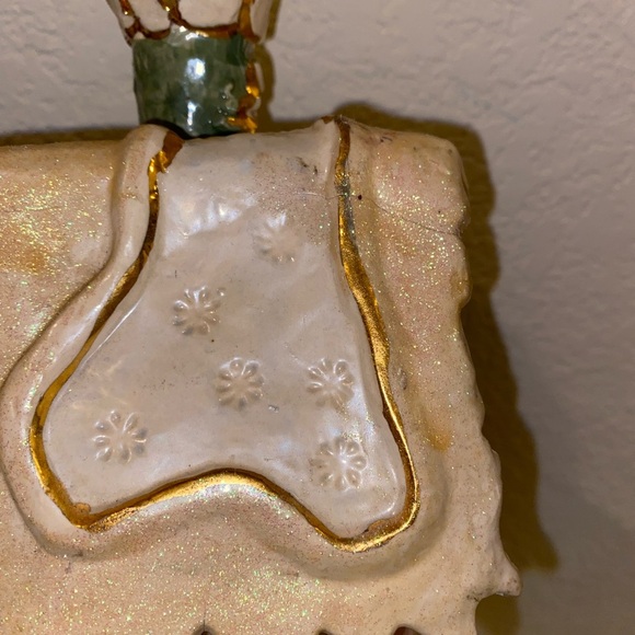 Christmas Vintage Snowflake Tower House Heather Goldminc Ceramic Art Clayworks - Picture 14 of 16